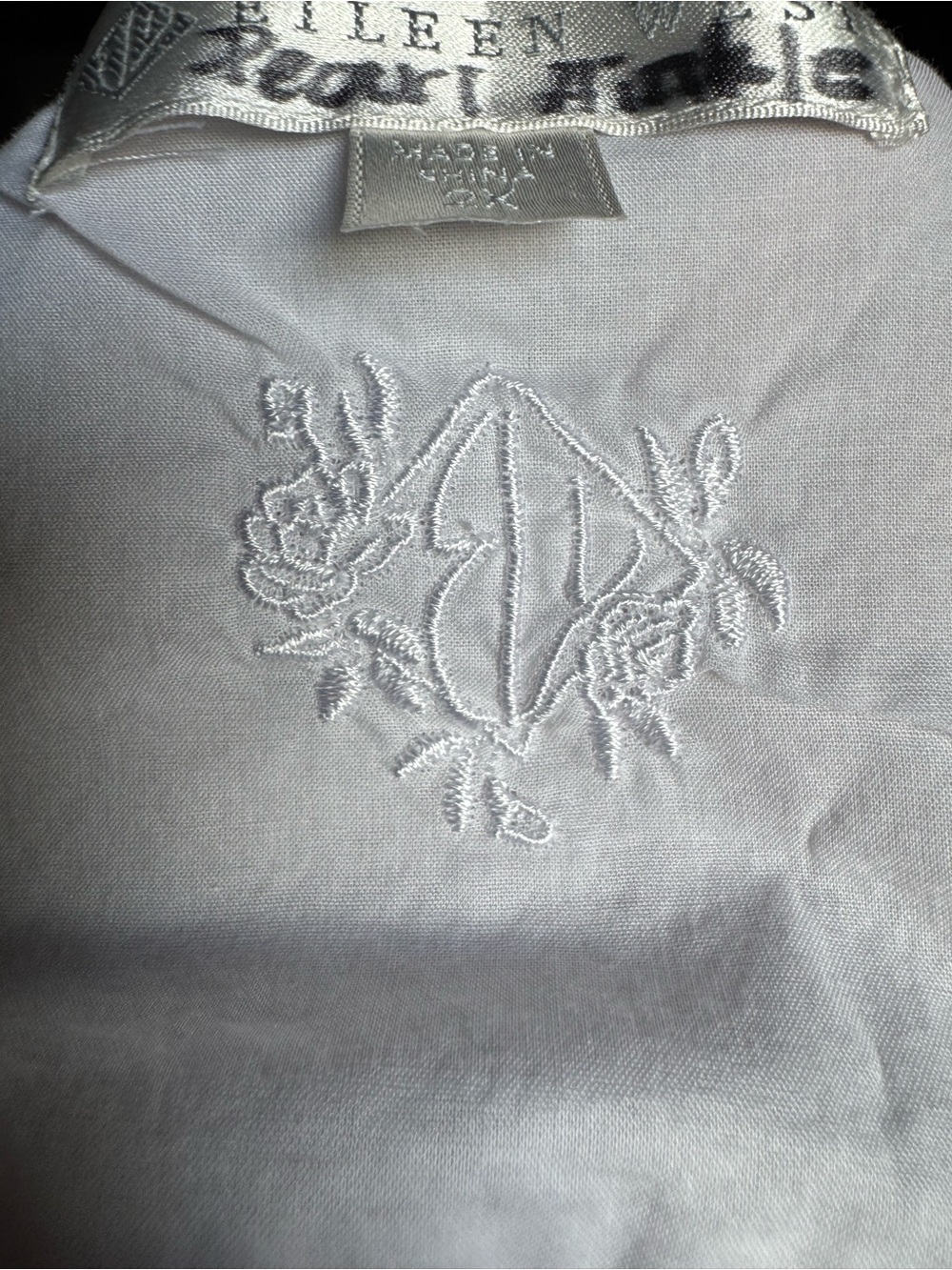 Eileen West Moonlight Sonata 2X Pale Lilac Cotton Lace Ruffle Nightgown - Picture 13 of 16